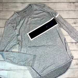 5/$25 Brooklyn Standard Men's XL Long Sleeve Active T-Shirt Reflective Accent